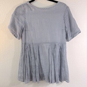 NWT MAXMARA Patterned Short Sleeve Top